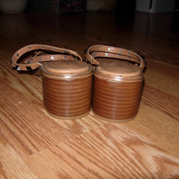 Madden Girl Tan Studded Sandals - Picture 4 of 7